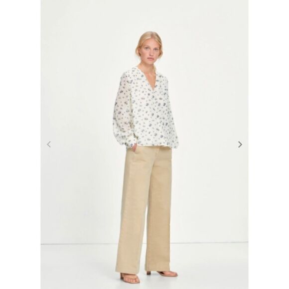 Samsoe - Samsoe Jetta Floral Print Shirt Sun Bouquet Size M - Picture 1 of 13